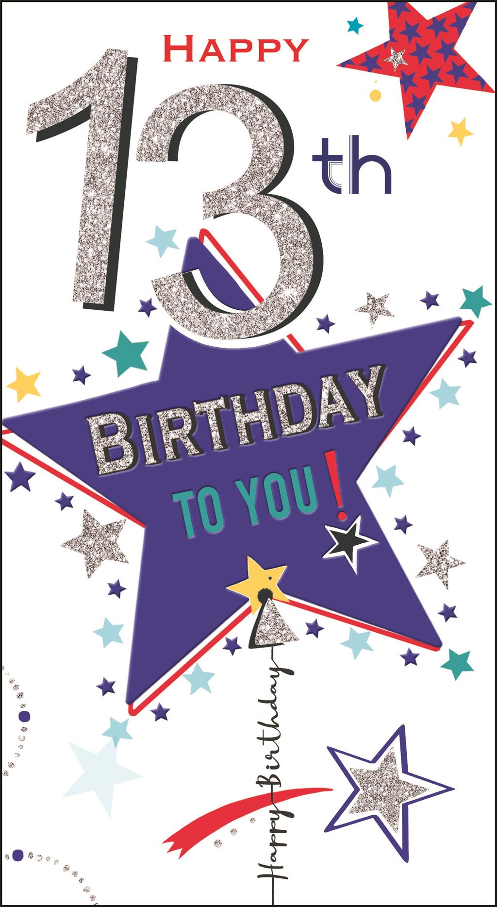 13th  Birthday - Jonny Javelin Card
