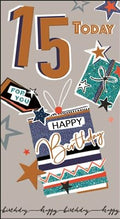 15th Birthday - Jonny Javelin Card