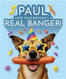 Real Banger, PAUL -Birthday Card