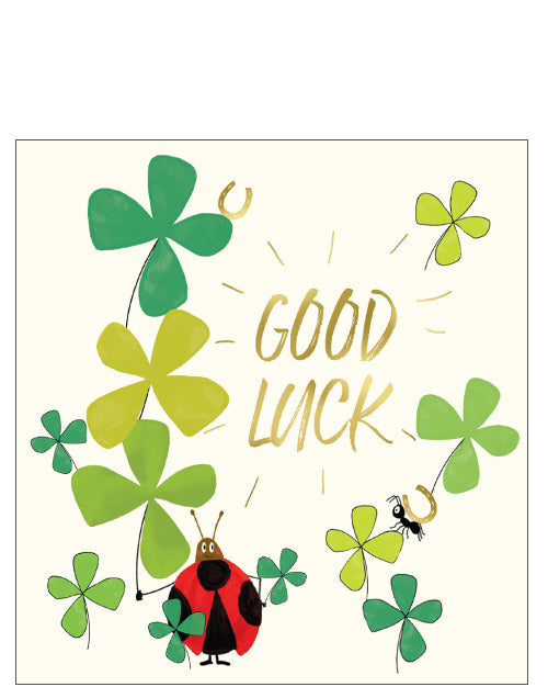 Ladybird - Good luck card