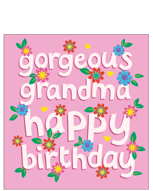 Gorgeous Grandma - Birthday card