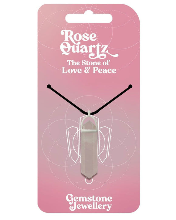 Rose Quartz pendant - Gemstone jewellery