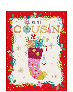 Cousin Christmas card