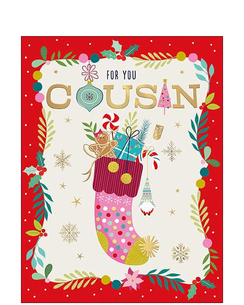 Cousin Christmas card