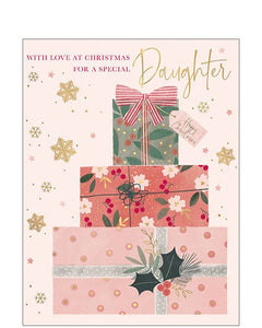 Special Daughter Christmas card
