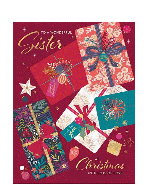 Wonderful Sister Christmas card