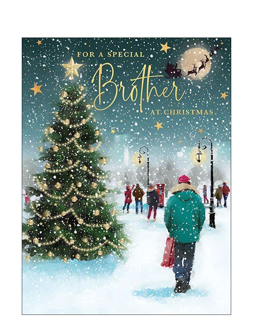 Special Brother Christmas card