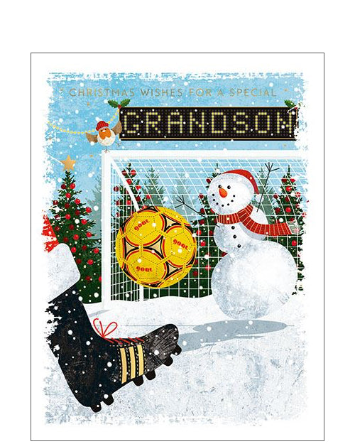 Special Grandson Christmas card