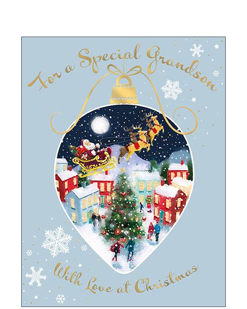 Grandson Christmas card