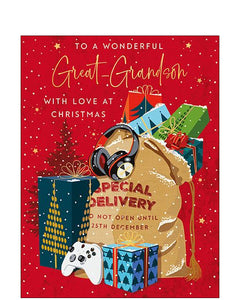 Great Grandson Christmas card