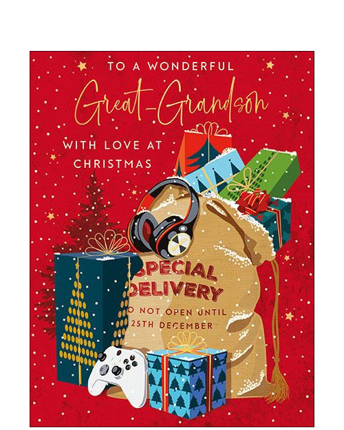 Great Grandson Christmas card