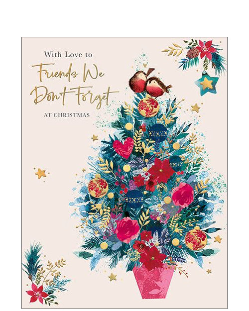 Friends We Don't Forget Christmas card