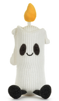 Official Jelly cat collection, part of the 2026 autumn/winter halloween collection this lit pillar candle from Jellycat is perfect for babies, toddlers, children teenagers and adults of  all ages and for keeping the spooky season close all year long