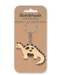 Dinosaur wooden keyring