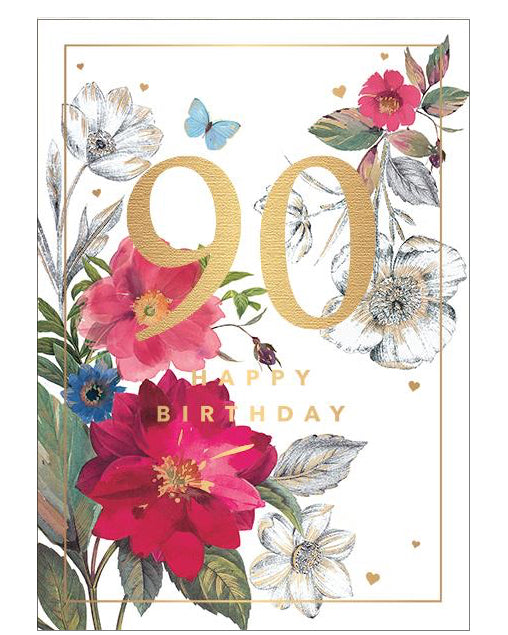 90th Birthday card