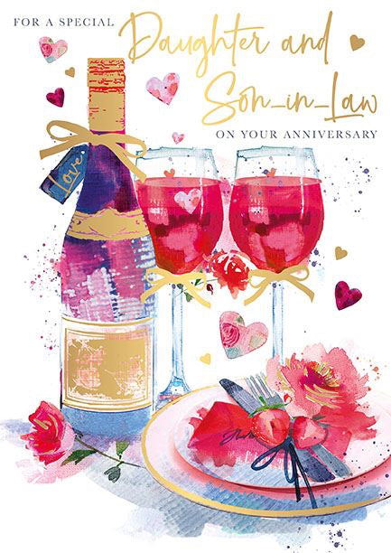 To a Special Daughter & Son-in-Law - Anniversary card