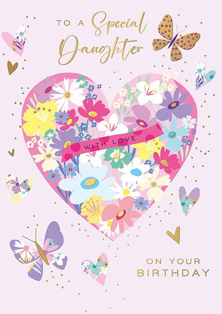 Special Daughter Birthday card