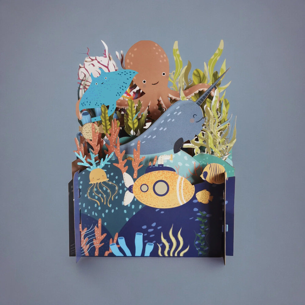 Under the sea - 3d pop-up card