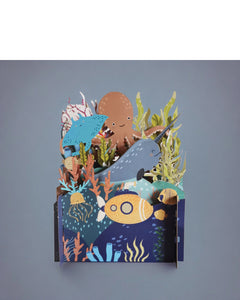 Under the sea - 3d pop-up card