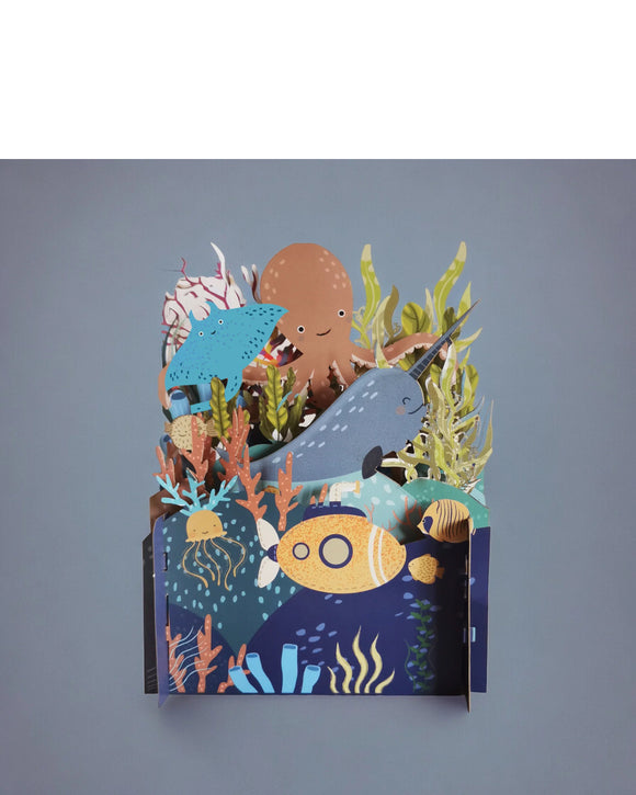 Under the sea - 3d pop-up card