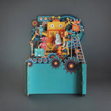 Robots - 3d pop-up card