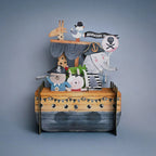 Pirate ship - 3d pop-up card