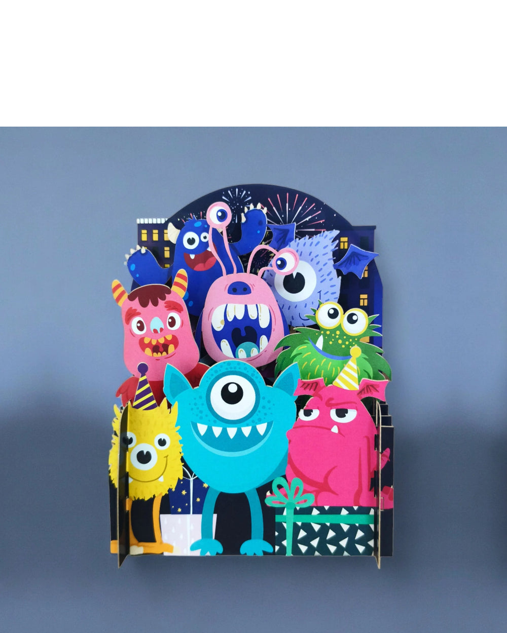 Monsters - 3d pop-up card