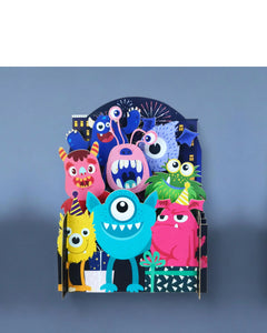 Monsters - 3d pop-up card