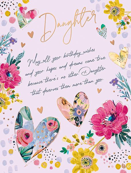 Daughter Birthday card