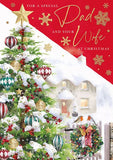 Dad & Wife Christmas card