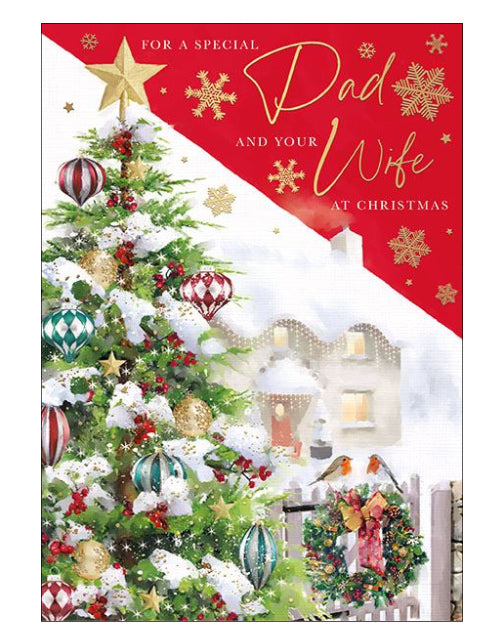 Dad & Wife Christmas card