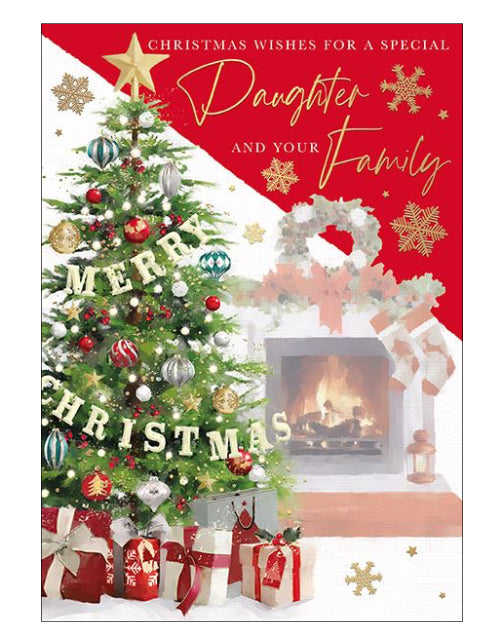 Daughter & Family Christmas card