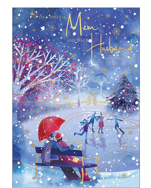 Mum & Husband Christmas card