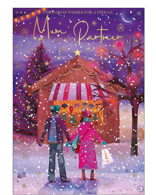 Mum & Partner Christmas card