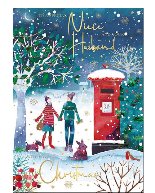 Niece & Husband Christmas card
