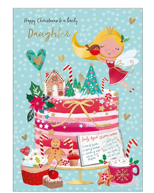 Lovely Daughter Christmas card