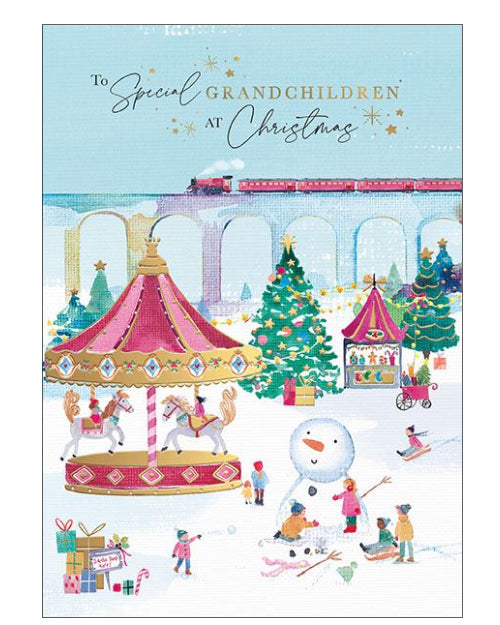 Special Grandchildren Christmas card