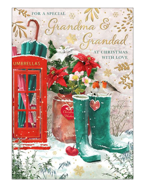 Grandma & Grandad Christmas card