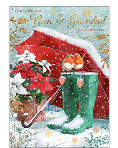 Nan & Grandad Christmas card