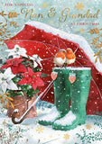 Nan & Grandad Christmas card
