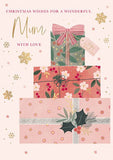 Wonderful Mum Christmas card