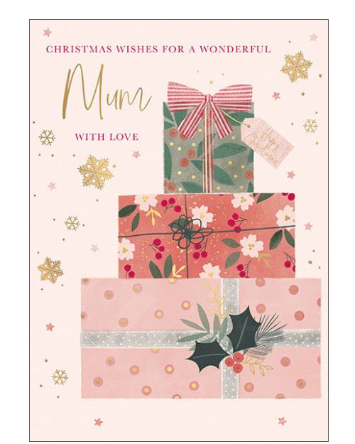 Wonderful Mum Christmas card