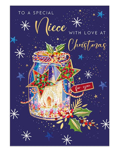 Special Niece Christmas card