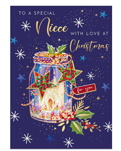 Special Niece Christmas card