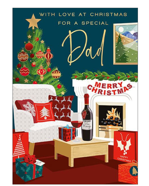 Special Dad Christmas card