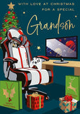 Grandson Christmas card