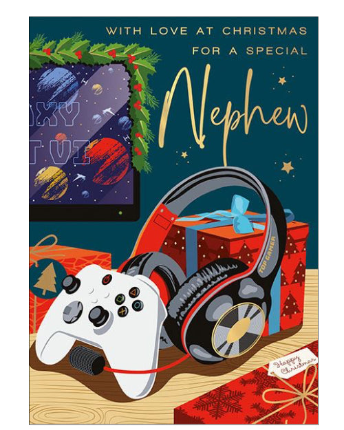 Special Nephew Christmas card