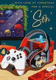 Gamer Son Christmas card