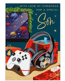 Gamer Son Christmas card