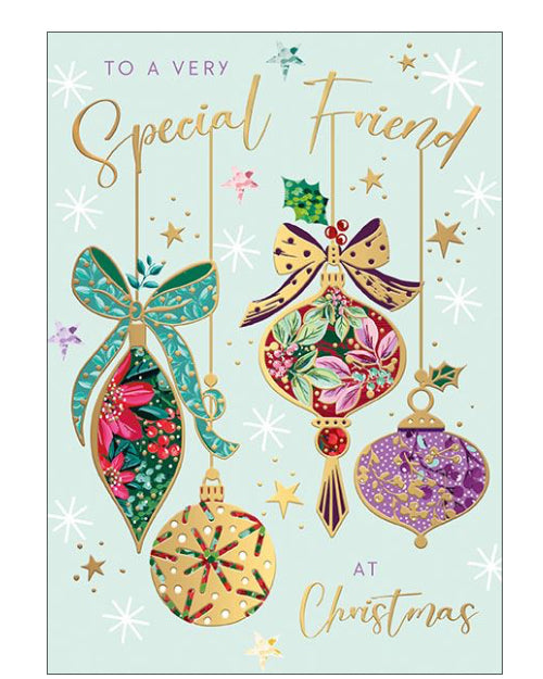 Special Friend Christmas card